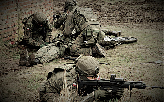 Szkolenie terytorialsów z żołnierzami Grupy Bojowej US Army